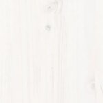 vidaXL Lit de jour Blanc 90x190 cm Bois de pin massif