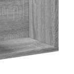 vidaXL Armoires murales 2Pièces sonoma gris 75x18x16 5 cm bois ingénierie