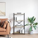 vidaXL Étagère Chêne Sonoma 40 x 30 x 85 cm Bois d'ingénierie