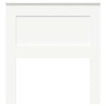 vidaXL Tête de lit avec tête de lit Blanc 75 cm Bois d'ingénierie