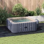 vidaXL Tapis de piscine Noir 420 x 220 cm Géotextile en polyester