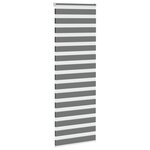 vidaXL Store zèbre gris foncé largeur du tissu 75 9 cm polyester