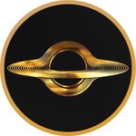 Pièce de monnaie en Argent 200 Francs g 1 Millésime 2023 Black Hole BLACK HOLE V1