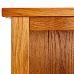 vidaXL Bibliothèque à 5 étagères 70x22x140 cm Bois de chêne massif