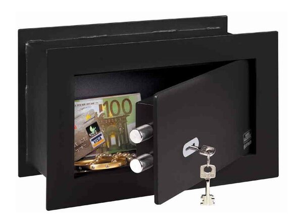 Coffre-fort mural PointSafe double panneton PW 2 S 4 5 L Noir BURG-WÄCHTER
