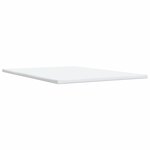 vidaXL Sommier à lattes de lit avec matelas Noir 160x200 cm Tissu