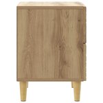 vidaXL Table de chevet 2 pièces Chêne artisanal 43 x 34 5 x 48 cm