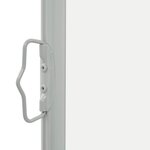 vidaXL Auvent latéral rétractable de patio 80x300 cm Crème