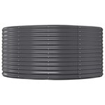 vidaXL Jardinière surélevée Anthracite 212 x 140 x 68 cm Acier galvanisé