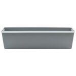 vidaXL Caisses à fleurs pour palettes Euro 24 pc Gris clair