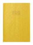 Protège-cahier Madras PVC 22/100e Avec Rabat Marque page 21x29 7 jaune CALLIGRAPHE