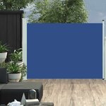 vidaXL Auvent latéral rétractable de patio 100x500 cm Bleu
