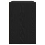 Bureau vidaXL en chêne noir 100x49x75 cm en bois d'ingénierie