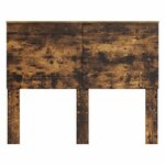 vidaXL Tête de lit Chêne fumé 120 cm Bois d'ingénierie