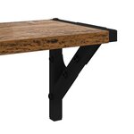 vidaXL Étagères Murales 2 Pièces Bois Ancien 80 x 15 x 15 5 cm