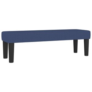 Banc banquette bleu 100 x 30 x 30 cm tissu 02_0010672
