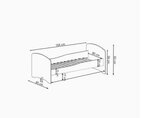 Lit simple LUK 160x80 avec tiroir