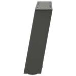 vidaXL Pieds de table basse en U  2 pièces  anthracite  50 x (30-31) cm  acier