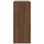 vidaXL Bibliothèque chêne marron 60x30x71 5 cm bois d'ingénierie