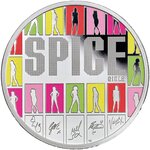 Pièce de monnaie en Argent 2 Pounds g 31.1 (1 oz) Millésime 2026 Legends of Music SPICE GIRLS
