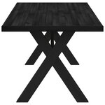 vidaXL Table de salle à manger / Table de repas NOAIN 160 cm
