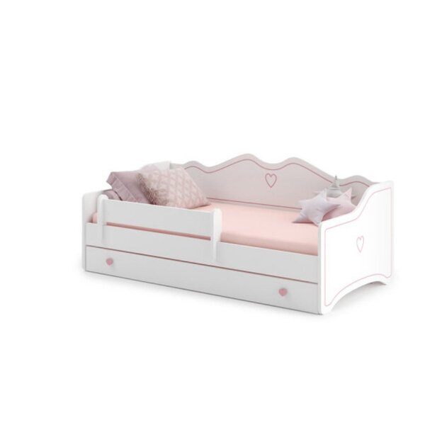 Lit enfant Emma 180x80 rose