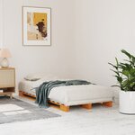 vidaXL Lit de palette sans matelas 90x200 cm bois de pin massif