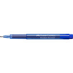 Stylo feutre Fineliner BROADPEN 1554 Tracé 0,8 mm Bleu FABER-CASTELL