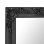 vidaXL Miroir mural style baroque 50x80 cm noir