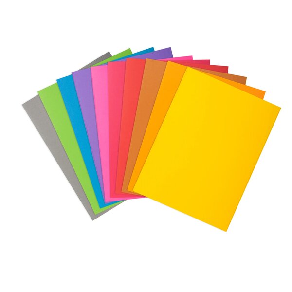 Paquet De 100 Sous-chemises Rock''s 80 - 22x31cm - Couleurs Assorties - Exacompta