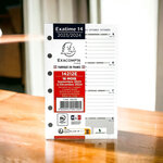 Recharge Exatime 14 semainier millésimé 2 pages par semaine 16 mois 126x81 mm EXACOMPTA
