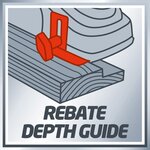 Einhell raboteuse à bois électrique tc-pl 750 750 w