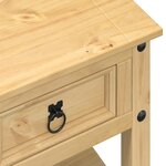 vidaXL Table basse avec tiroirs Corona 85x50x45 cm bois de pin massif