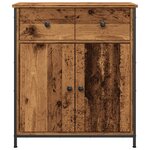 vidaXL Buffet vieux bois 70x30x80 cm bois d'ingénierie