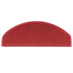 vidaXL Tapis d'escalier 10 Pièces 65x24x4 cm Rouge bordeaux