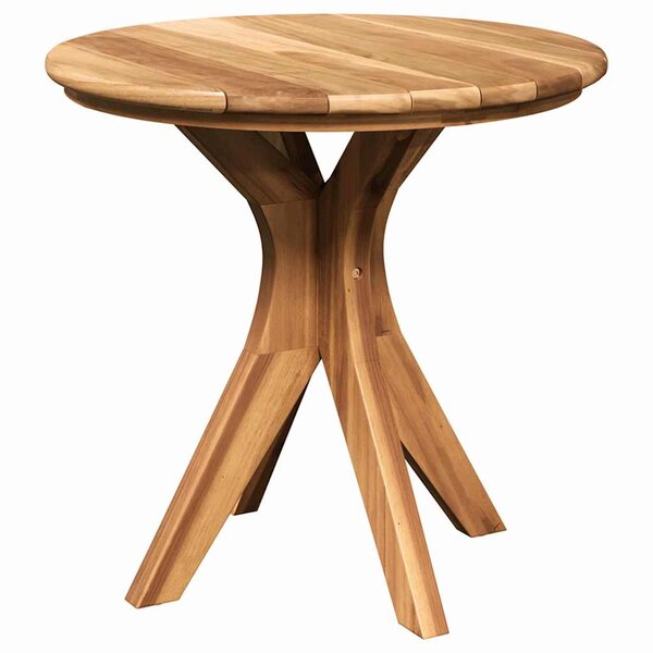 vidaXL Table d'appoint Marron 55 x 55 x 51 cm Bois de teck massif
