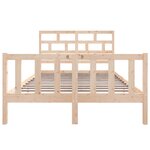 vidaXL Cadre de lit sans matelas bois de pin massif