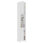 vidaXL Ensemble de meubles de bain 3 Pièces Blanc Bois d'ingénierie