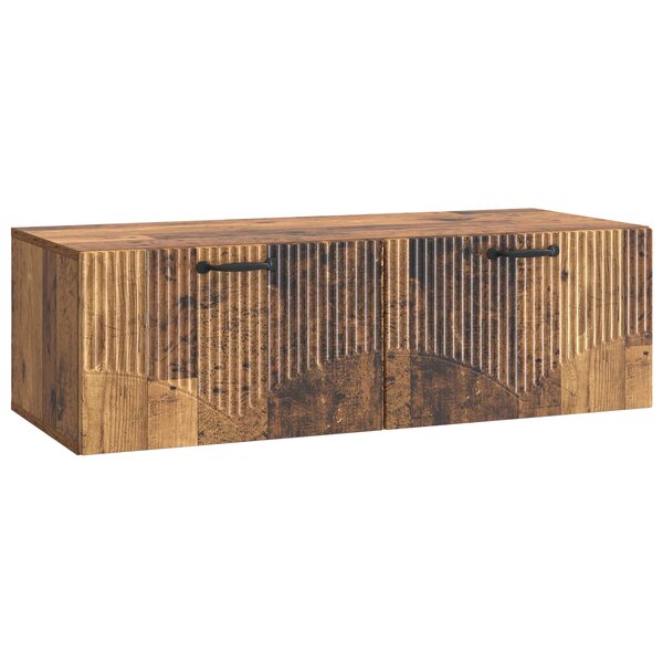vidaXL Meuble TV mural Bois ancien 98 x 41 x 30 cm Bois d'ingénierie