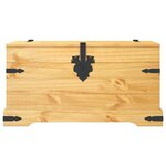 vidaXL Coffre de rangement Pin mexicain Gamme Corona 91x49 5x47 cm