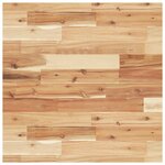 vidaXL Dessus de table carré 60x60x2 cm bois massif d'acacia