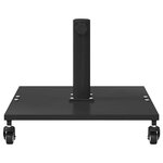 vidaXL Pied de parasol Noir 45 x 45 x 31 5 cm