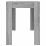 vidaXL Table à dîner sonoma gris 120x60x76 cm bois d'ingénierie