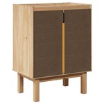 vidaXL Meuble de lavabo de salle de bain OTTA 59x40x80 cm bois massif