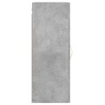 vidaXL Armoire murale gris béton 34 5x34x90 cm