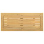 vidaXL Table console de jardin Acacia clair 80 x 35 x 75 cm