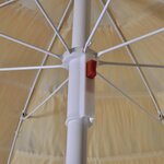 vidaXL Parasol de plage inclinable style Hawaii