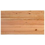 vidaXL Table à manger marron clair bois de chêne massif rectangulaire