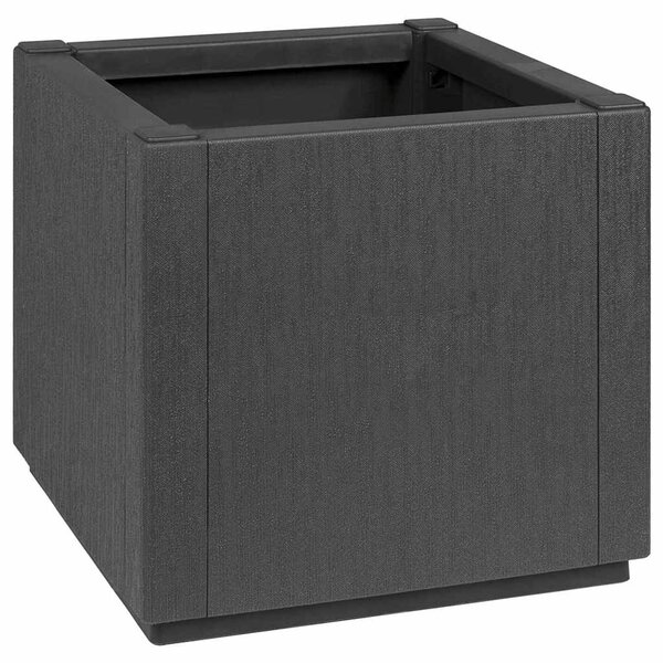 vidaXL Cache-pot de jardin Anthracite 36 x 36 x 35 cm Polypropylène