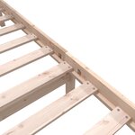 vidaXL Cadre de lit sans matelas bois massif 100x200 cm